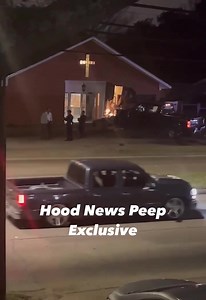 Mamalona at Church 900 Block of Tidwell Rd Driver lost control and drove into a church. A Hood News Peep sent this in. Truck has two occupants inside. HPD and HFD are on the scene. Update: Driver went to jail. His passenger, a female was taken to hospital. | Grizzy's Hood News
