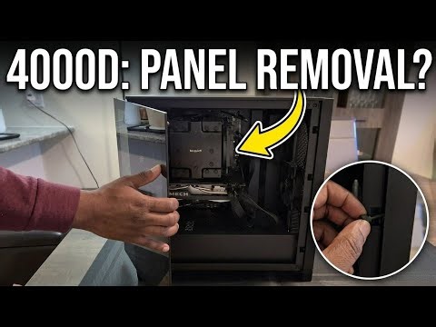 How to Take Off the Side Panel on a Corsair 4000D Case
