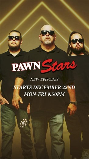 Rick, Corey and Chumlee are back at the Gold & Silver Pawn Shop where every item has a story and every story has a price! 💰 From rare artefacts to unexpected treasures, 'Pawn Stars' turns everyday deals into wild adventures with this unforgettable trio. New episodes start 8th Sept, Mon–Fri at 9:50 PM on HistoryTV18. #PawnStars | HISTORY