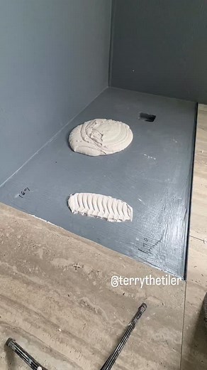 27K views · 3.2K reactions | Tiled shower base with 1200 x 600nm porcelain tiles邏 #tiling #tilework #tileinstallation #melbournetiler #melbournebuilder #tiler | Terry Zheng | Facebook