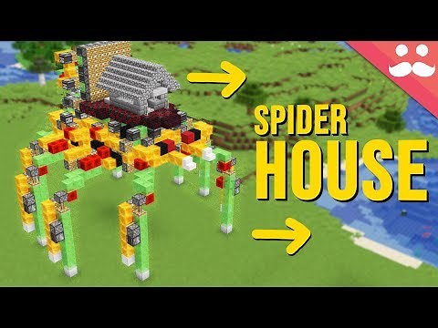 Walking Spider House with Honey Blocks