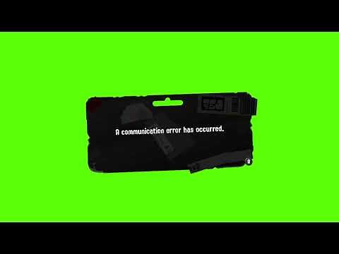 Splatoon 3 - A communication error has occurred - Green screen