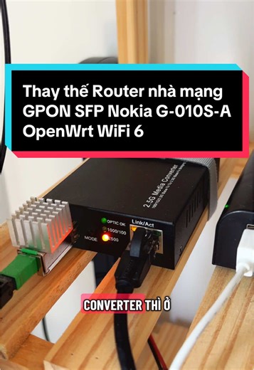 Thay thế Router và SFP GPON Nokia G-010S-A
