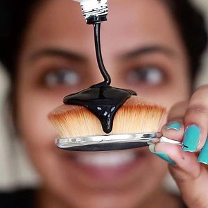 CHARCOAL BLACK PEEL OFF MASK T"his was extremely painful. Took me 10 minutes to peel it all off and I almost teared up lol. My skin did feel a lot smoother though. - I also used Rose Water to help soothe my skin." By: @kaurvanity | HYGO Pretty