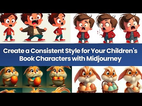 Midjourney - Create a Consistent Style for Your Children's Book Characters
