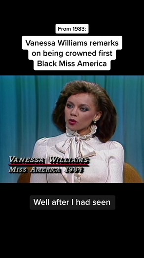 Vanessa Williams: First Black Miss America 1984 | Historical Moment
