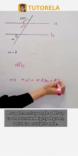 Calculate Angle α: Parallel Lines & Corresponding Angles #Math #ParallelAndPerpendicularLines