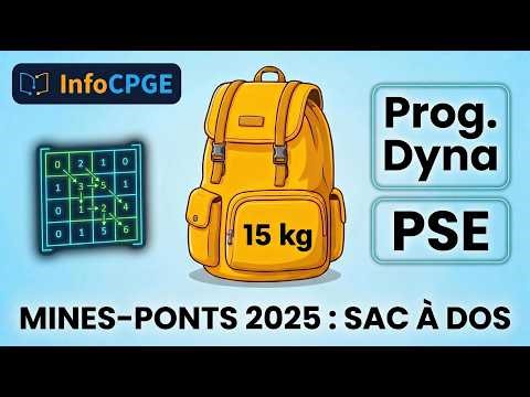 Mines Ponts 2025 Informatique | Programmation Dynamique & PSE
