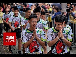 Full News Conference: Thai cave rescue boys relive 'moment of miracle' - BBC News