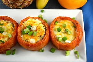 Easy Baked Eggs in a Tomato