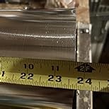 Ripeng 50 Feet Aluminum Flashing Roll Roof Flashing for Roof and Garden Preventing Roofing Stains Roof Strip for Moss and Mildew Prevention (1 Roll,24'' x 50' x 0.0078'')