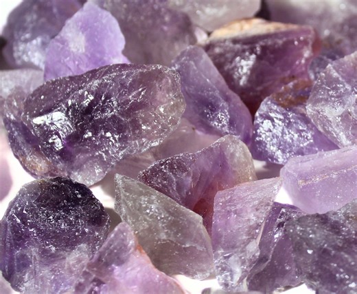 Amethyst "a" Grade | Size: .75” - 1.25" | Faceting | Jewelry | Custom Made | Hand Picked | Raw Crystals for Tumbling I Brazilian Rough Rock - Etsy