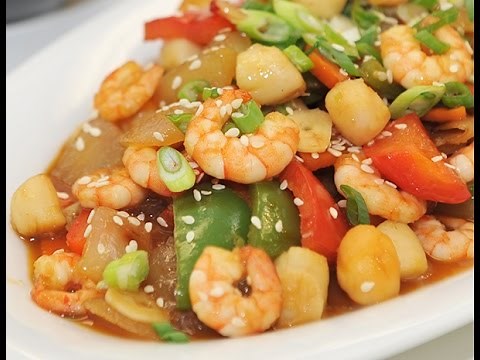 Shrimp and Scallop Stir Fry Recipe