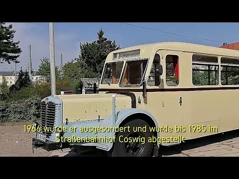 Historische Kraftfahrzeuge des Dresdner Nahverkehrs e.V. - Büssing NAG 900 Baujahr 1938