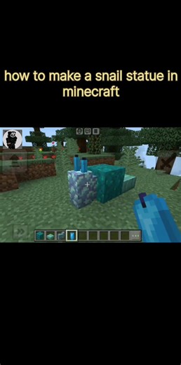 How to make a snail in minecraft#minecraft#minibuild