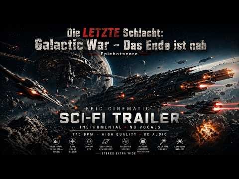 Alien War Protocol – Epic Sci-Fi Trailer Music | Industrial Hybrid Soundtrack | 140 BPM No Vocals 8K