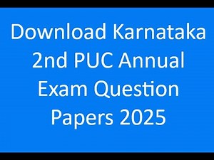 Karnataka 2nd PUC Accountancy Question Paper of March 2025 #2ndpuckarnataka