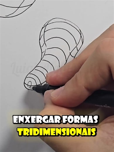 Aprenda a Ver em 3D para Desenhos com Formas Orgânicas