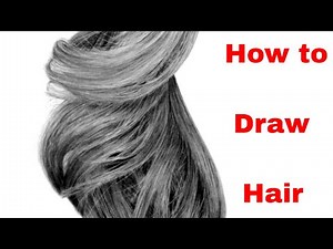 how to draw realistic hair with pencils
