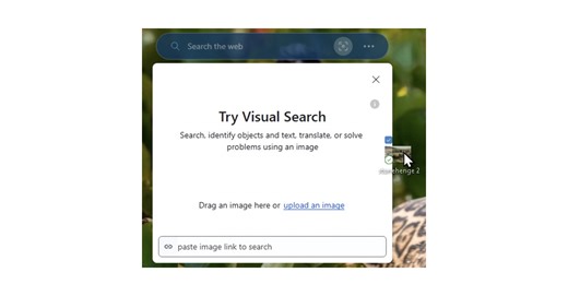Speed Up Image Searches with Edge Floating Search Bar!
