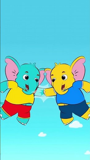 ¡Mira cuántos elefantes se balancean! 🐘 #canciones #infantiles #shorts