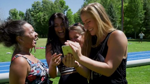 How does a human launcher send people flying?