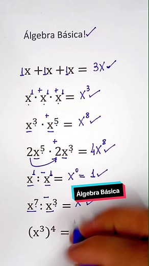 Entenda o básico em álgebra! #aula #matematica #escola #aprender