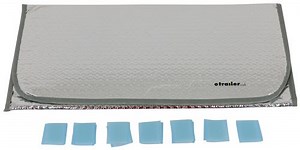 Camco SunShield Reflective Motor Home Window Cover for Doors - 16-1/4" x 25-1/4" Camco RV Covers CAM