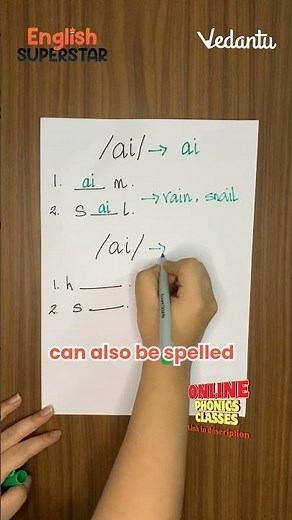 ai & ay Sounds | Phonics for Kids | Spelling Rules | Early Learning #shorts #phonics
