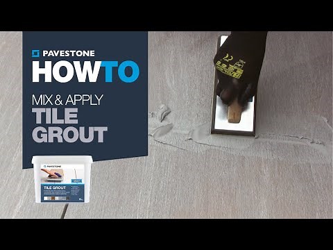 How To Mix and Applying Porcelain Paving Jointing Grout