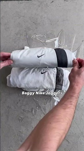 How to style these baggy Nike joggers 😍🔥 #baggy #mensstyle