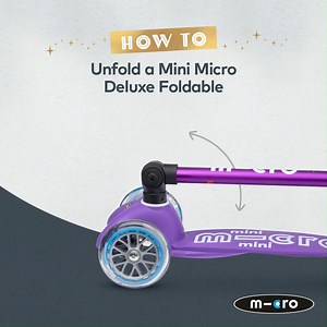 7.3K views · 64 reactions | There is only one place I want to scoot and it's all the places I've never been. Our Mini and Maxi scooters now come in a foldable version which means it is even easier to take with you on your adventures. Here is a helpful guide to ensure you get off to a scooting start as soon as the box is open. | Micro Scooters UK | Facebook
