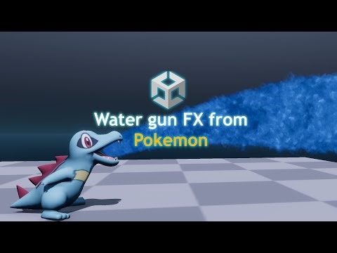 Water gun, Pokemon vfx tutorial #Unity3D #unitytutorial #howto #vfx #visualeffectgraph #recreation