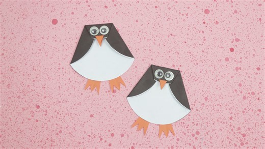 Origami paper penguin | How to make penguin with paper | Easy origami penguin #paperpenguin #shorts #origamipaperpenguin #diy #howtomake #papercrafts #kidscraft #paperanimal #papertoys #schoolcraftidea #backtoschoolcraft #craft #easyschoolcraft | Ezzy Crafts DIY
