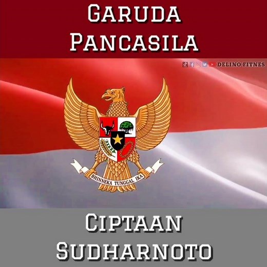 GARUDA PANCASILA Instrumental Lengkap Lirik Sila & Lambang