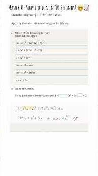 Complex integrals? Not anymore with this method #calculus #mathhelp #shorts