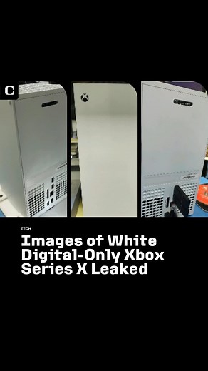 6.4K views · 27 reactions | A series of leaked images of a white Xbox Series X featuring the same design as the black version, but without a disc drive, were published from Exputer. Would you buy a digital-only version of the Series X? #xbox #microsoft #tech | CNET | Facebook