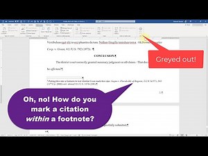 Table of Points & Authorities Follow Up: Marking Cases in Footnotes