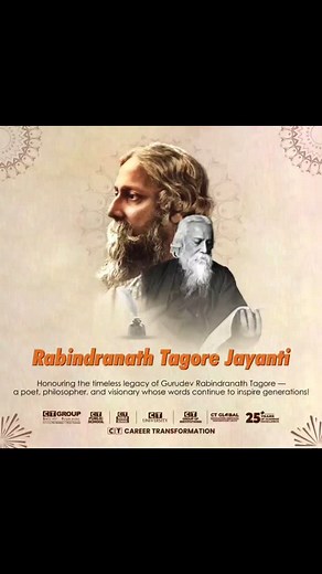 Celebrating the timeless legacy of Rabindranath Tagore — a literary genius, philosopher and visionary whose words continue to enlighten generations. Happy Rabindranath Tagore Jayanti🙏 #RabindranathTagore #jayanti #education #ctu #timelesslegacy #teamCT #ctuniversity #morningpost | CT University