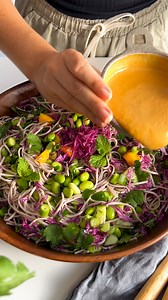 This High-Protein Soba Noodle Salad with DELICIOUS Peanut Sauce is one of those recipes that will make you question why we ever thought healthy food had to be bland or complicated! The combination of soba noodles with vibrant flavors from the cilantro, mint, and mango, zesty cabbage slaw, and lightly spicy peanut sauce is oh-so-satisfying. Recipe is in the comments 💕 | Plantbaes