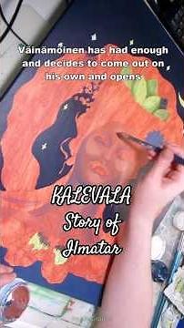 Ilmatar hatches the cosmic egg in Kalevala 🥚✨
