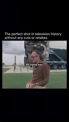 Wealth | Money | Mindset on Instagram: "In 1978, science broadcaster James Burke filmed what many call the greatest shot in television history. As the camera pulled back, he explained the Apollo missions and humanity’s progress — until, perfectly timed, a Saturn V rocket ignited behind him. No green screen, no second chances. The launch sequence had one window, and Burke had to hit his marks flawlessly. If he missed, the moment was gone forever. It was raw, real, and unrepeatable — the kind of s