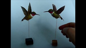 How to make the paper Hummingbird (short version). Watch the full version on: https://www.youtube.com/watch?v=whONe5c7eUw Download the template on https://jscherft.wixsite.com/website-johan-3/hummingbird | Johan Scherft papercraft paintings drawings
