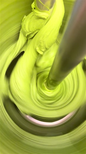 Bright Green Gelato at Siam Paragon