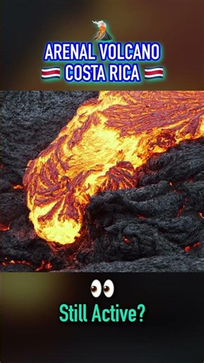 Costa Rica’s Most Famous Volcano 🌋 #costarica #volcano #travel #shorts