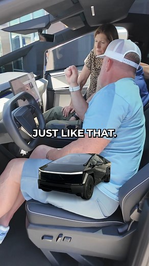 183K views · 2.3K reactions | Watch us deliver a custom blacked-out Cybertruck to its new 75-year-old owner. He's got 20 grandkids! #cybertruck #electricvehicle #carpurchase #carapp #cardelivery #fy #fyp | EV Auto | Facebook