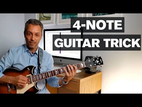 4-Note Guitar Trick for One Chord Vamp