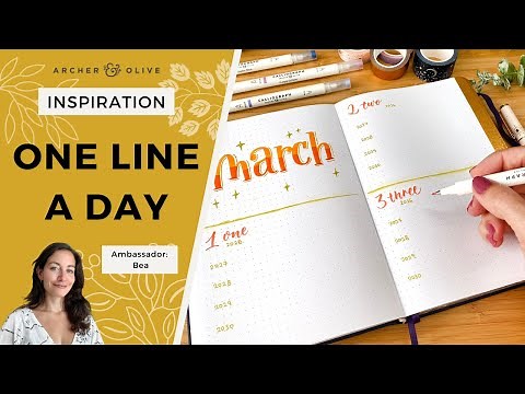 Start a Five-Year Journal with Just One Line a Day