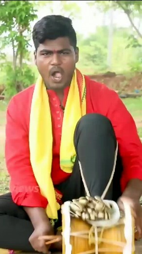 Traditional Indian Drum Performance in Nature