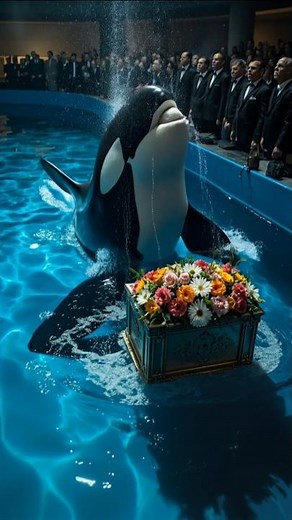 Emotional Orca Crying in Memory of Jessica🥲heartbreaking whale moment #orca​ #shorts​